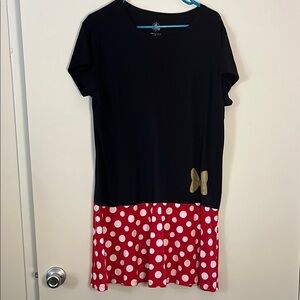 Disney Black and Red Polka Dot Dress